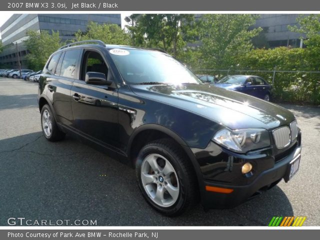 2007 BMW X3 3.0si in Jet Black