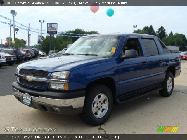 2003 Chevrolet Avalanche 1500 Z71 4x4 in Arrival Blue