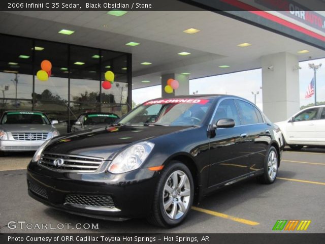 2006 Infiniti G 35 Sedan in Black Obsidian