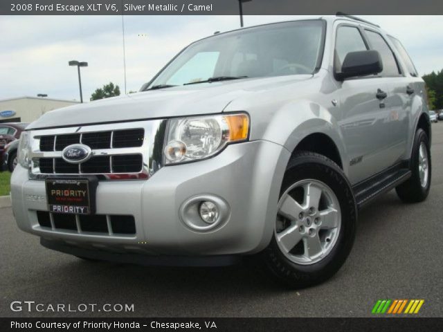 2008 Ford Escape XLT V6 in Silver Metallic