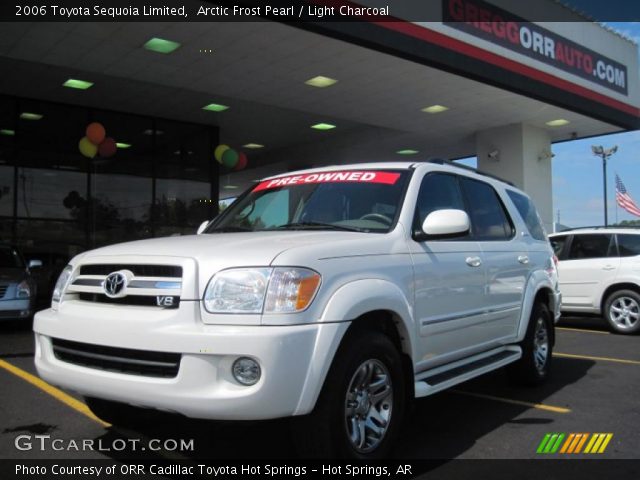 2006 Toyota Sequoia Limited in Arctic Frost Pearl