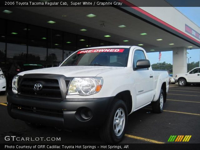 2006 Toyota Tacoma Regular Cab in Super White
