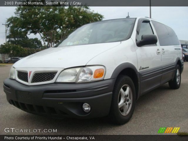 2003 Pontiac Montana  in Summit White