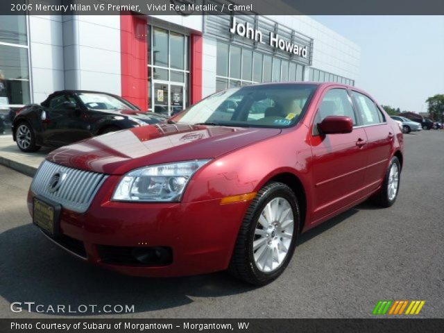 2006 Mercury Milan V6 Premier in Vivid Red Metallic