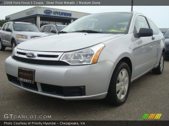 2008 Ford Focus S Coupe in Silver Frost Metallic