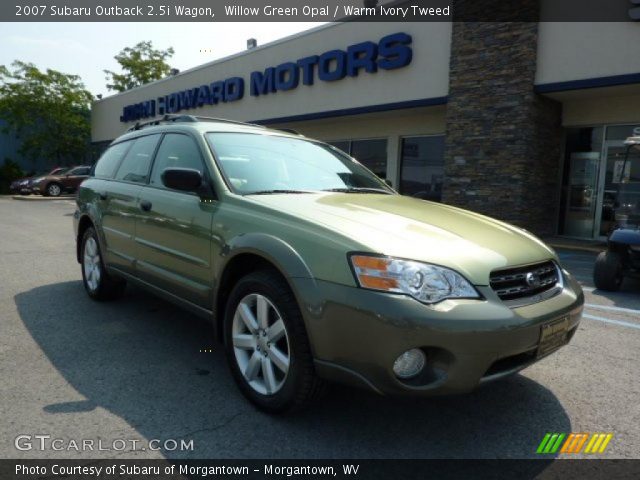2007 Subaru Outback 2.5i Wagon in Willow Green Opal