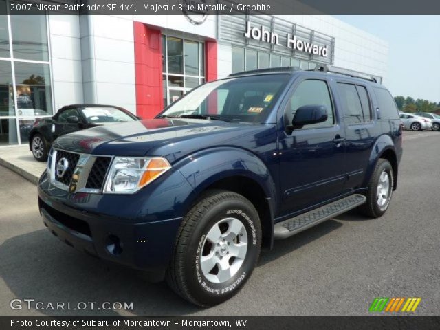 2007 Nissan Pathfinder SE 4x4 in Majestic Blue Metallic