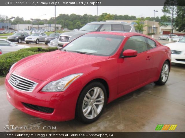 2010 Infiniti G 37 Journey Coupe in Vibrant Red