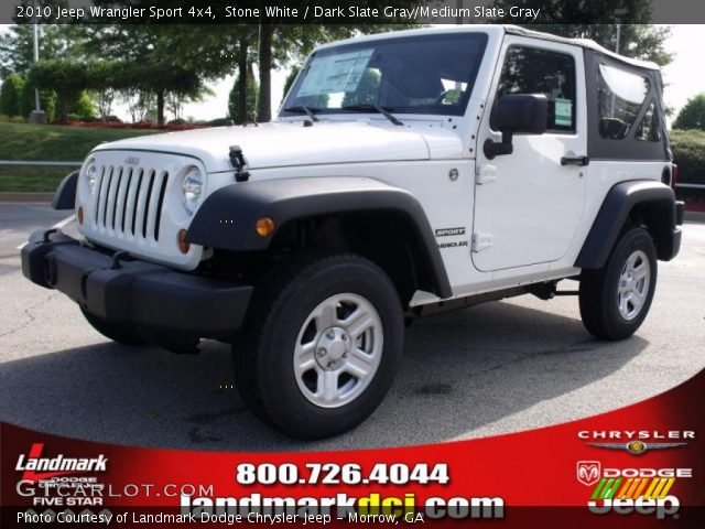2010 Jeep Wrangler Sport 4x4 in Stone White