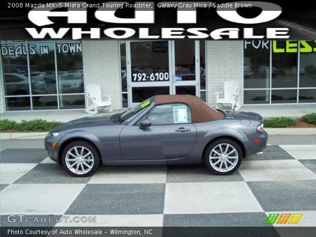2008 Mazda MX-5 Miata Grand Touring Roadster in Galaxy Gray Mica