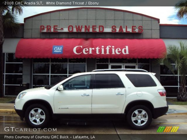 2008 GMC Acadia SLT in White Diamond Tricoat