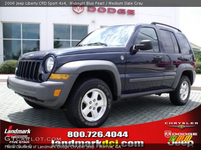 2006 Jeep Liberty CRD Sport 4x4 in Midnight Blue Pearl
