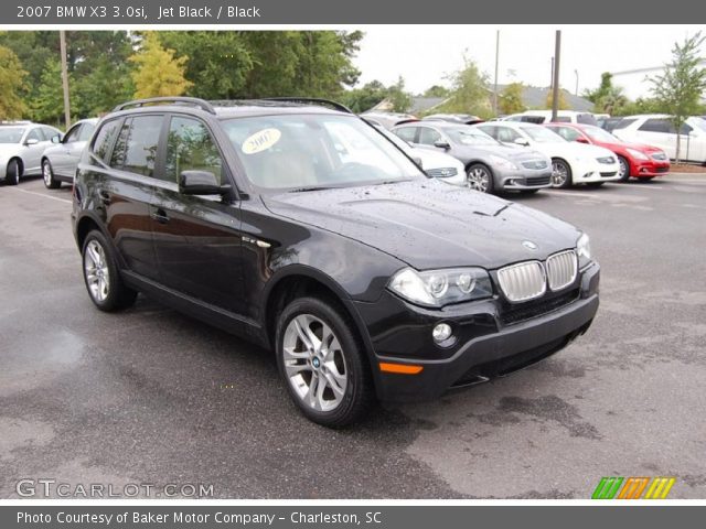 2007 BMW X3 3.0si in Jet Black