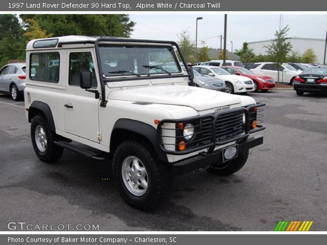 1997 Land Rover Defender 90 Hard Top in Alpine White