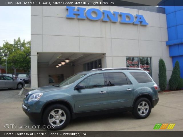 2009 GMC Acadia SLE AWD in Silver Green Metallic