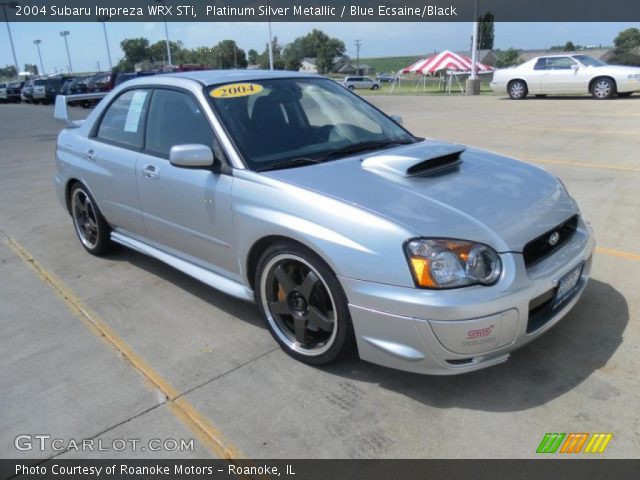 2004 Subaru Impreza WRX STi in Platinum Silver Metallic