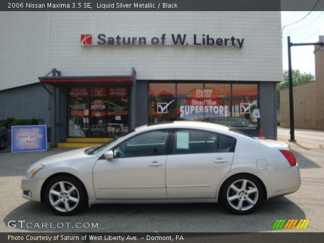 2006 Nissan Maxima 3.5 SE in Liquid Silver Metallic