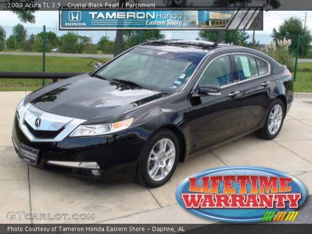 2009 Acura TL 3.5 in Crystal Black Pearl