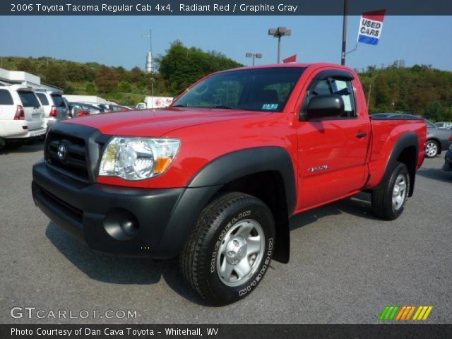 2006 Toyota Tacoma Regular Cab 4x4 in Radiant Red