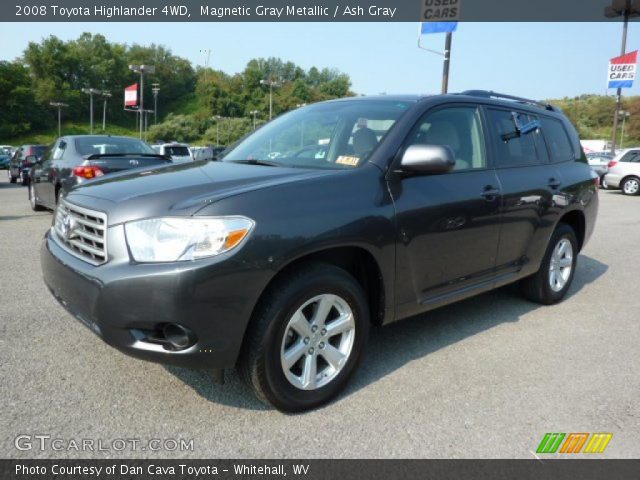 2008 Toyota Highlander 4WD in Magnetic Gray Metallic