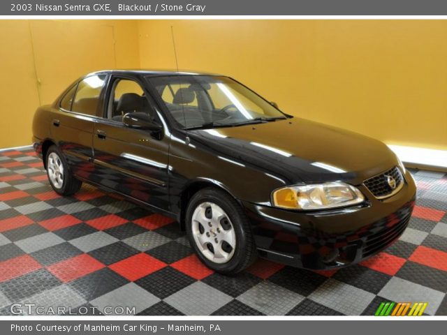 2003 Nissan Sentra GXE in Blackout