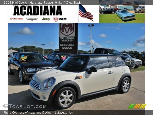 2008 Mini Cooper Hardtop in Pepper White