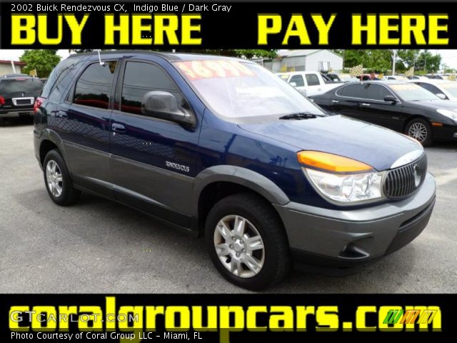 2002 Buick Rendezvous CX in Indigo Blue