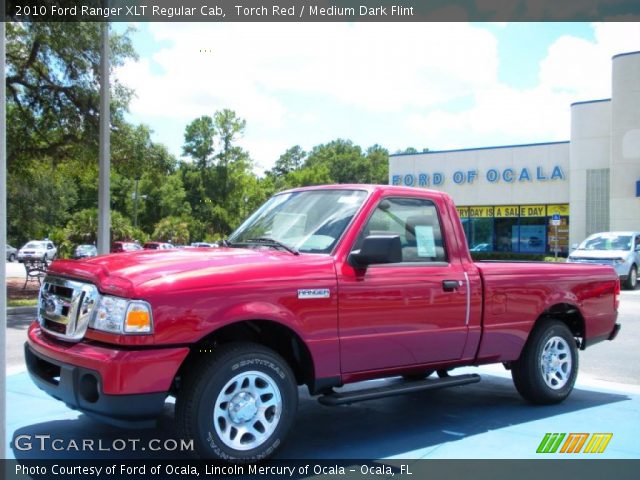 2010 Ford Ranger XLT Regular Cab in Torch Red