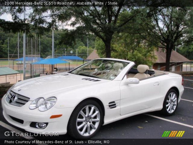 2008 Mercedes-Benz SL 550 Roadster in Alabaster White