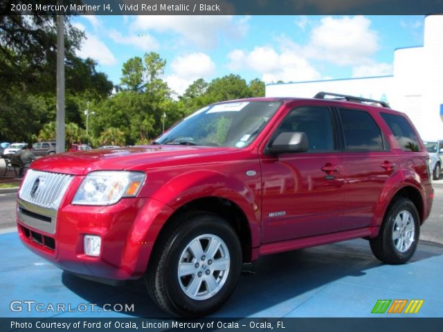 2008 Mercury Mariner I4 in Vivid Red Metallic