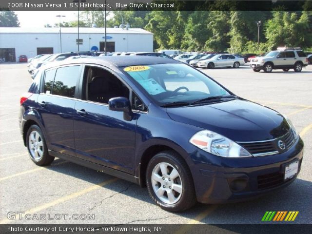 2008 Nissan Versa 1.8 S Hatchback in Blue Onyx