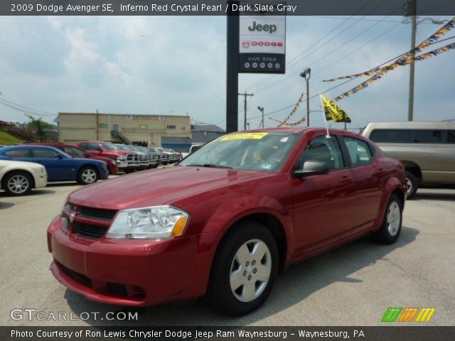 2009 Dodge Avenger SE in Inferno Red Crystal Pearl