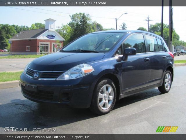 2009 Nissan Versa 1.8 SL Hatchback in Blue Onyx