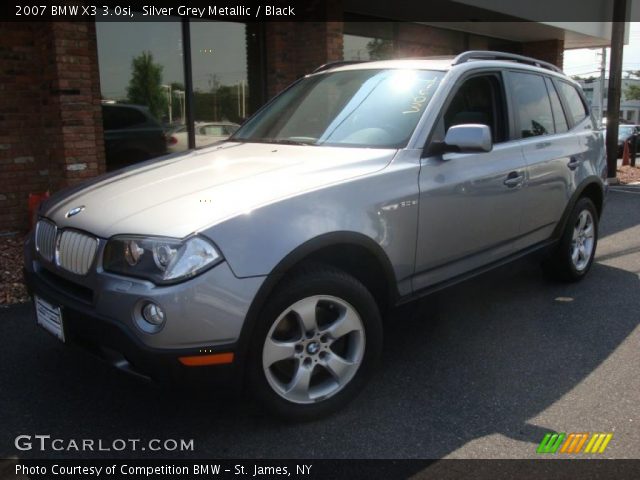 2007 BMW X3 3.0si in Silver Grey Metallic