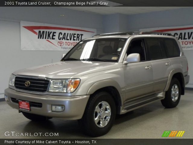 2001 Toyota Land Cruiser  in Champagne Beige Pearl