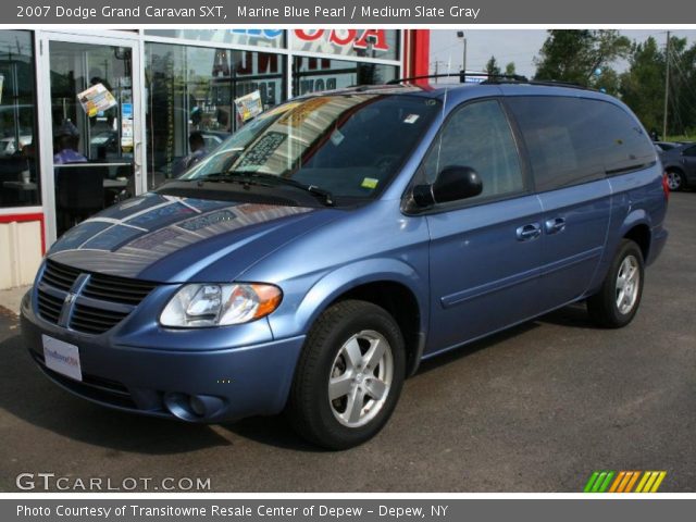 2007 Dodge Grand Caravan SXT in Marine Blue Pearl