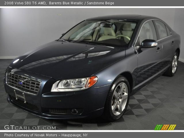 2008 Volvo S80 T6 AWD in Barents Blue Metallic