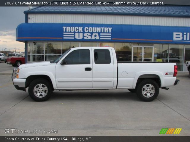 2007 Chevrolet Silverado 1500 Classic LS Extended Cab 4x4 in Summit White