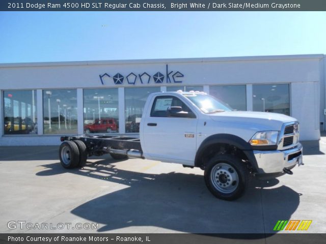 2011 Dodge Ram 4500 HD SLT Regular Cab Chassis in Bright White