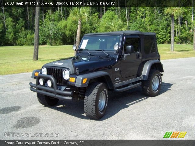 2003 Jeep Wrangler X 4x4 in Black Clearcoat