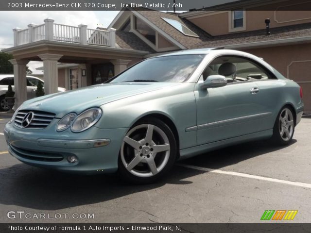2003 Mercedes-Benz CLK 320 Coupe in Ice Blue Metallic