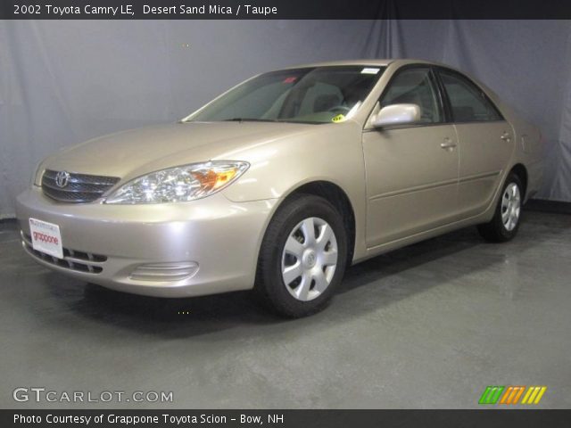 2002 Toyota Camry LE in Desert Sand Mica