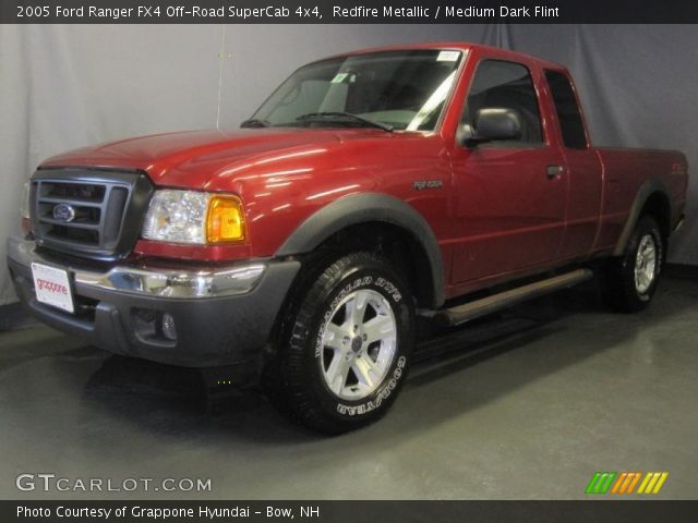 2005 Ford Ranger FX4 Off-Road SuperCab 4x4 in Redfire Metallic