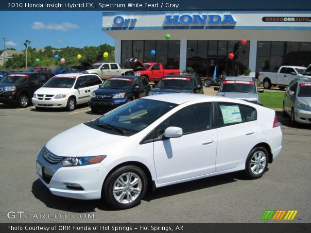 2010 Honda Insight Hybrid EX in Spectrum White Pearl