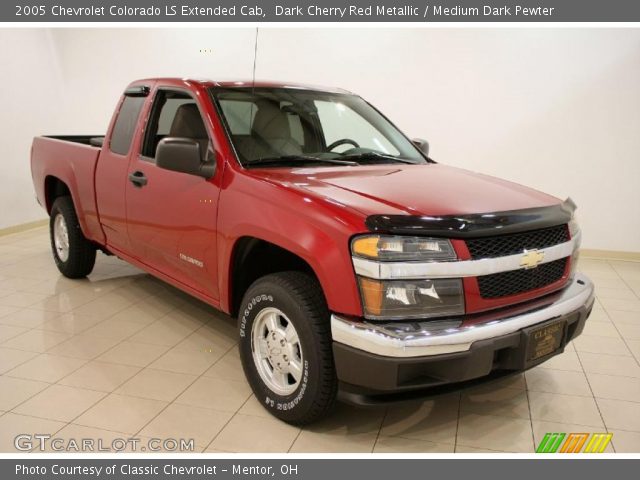 2005 Chevrolet Colorado LS Extended Cab in Dark Cherry Red Metallic