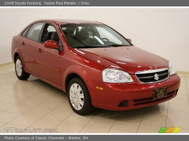 2008 Suzuki Forenza  in Fusion Red Metallic