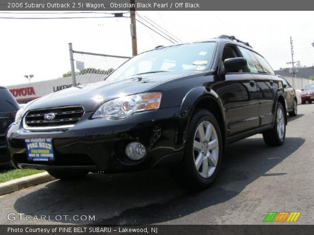 2006 Subaru Outback 2.5i Wagon in Obsidian Black Pearl