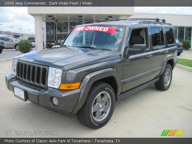 2006 Jeep Commander  in Dark Khaki Pearl