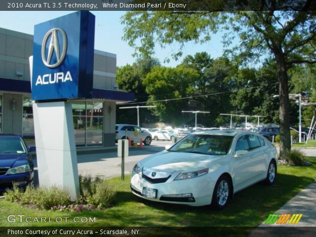 2010 Acura TL 3.5 Technology in White Diamond Pearl