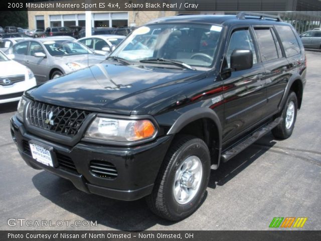 2003 Mitsubishi Montero Sport ES 4x4 in Solano Black Pearl